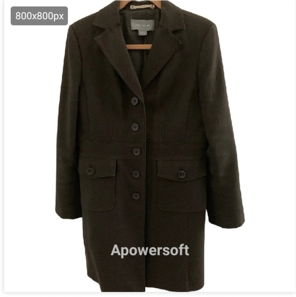 Dark Brown Ann Taylor coat - Picture 1 of 5